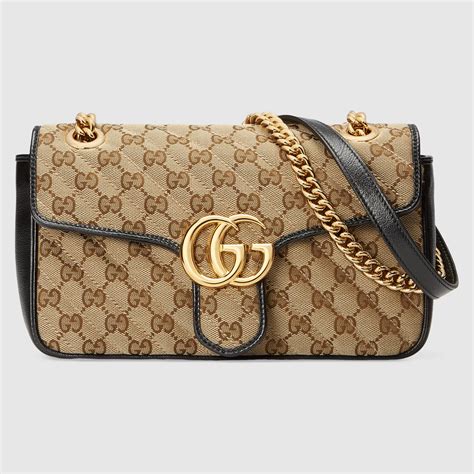 gucci monogram canvas shoulder bag|Gucci USA outlet shoulder bags.